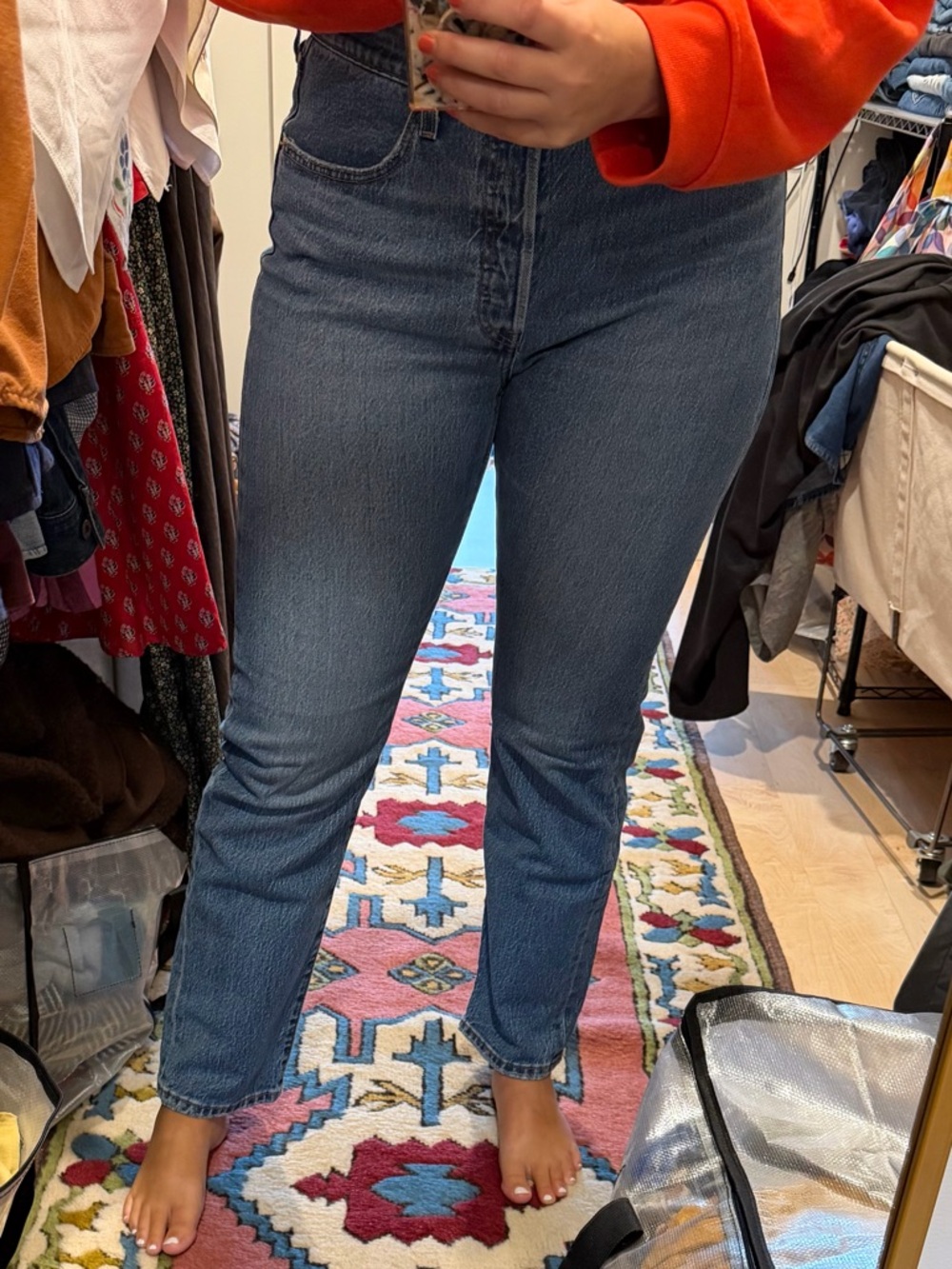 Levi 501 Classic High-Rise Blue Women's Jeans